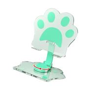 Wdbild Adjustable Acrylic Tablet Stand With 360 Degree Rotation & Foldable Designs Holder Tool For Home Office Desk Use Cats Shaped Adjustable Desk Stand For Enhances Viewing