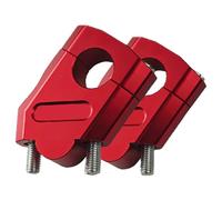 Wdbild Adjustable Motorbike Handlebar Risers Heightening Clamp Mounting Suitable For Improved Ergonomics Riding 2pcs Aluminum Alloy Handlebar