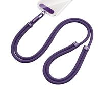 Wdbild Adjustable Phone Neck/Crossbody Strap Set Polyester Phone Strap Flexible Phone Necklace Colorful Strap For Travel
