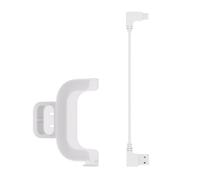 Wdbild Adjustable White Modern Camera Mounting Holder For Security Devices Comfortable Angled Adjustment USB Power Connection Home Surveillances Mount With USB Charging