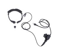 Wdbild Air Tubes Throat Vibrations Mic Headsets U94 Push To Talk Adapter For IC-F4TR/IC-F10/IC-F20/IC-V82 Radio