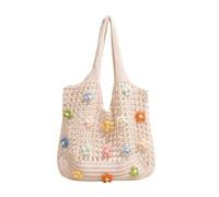 Wdbild All-matching Handbag For Women Knitted Shoulder Bag Large Capacity Armpit Bag Female Underarm Colorful Beach Women Handbag Knitted Shoulder Large Capacity Beach Armpit