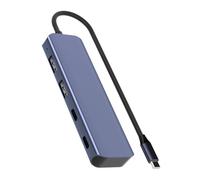 Wdbild Aluminum 4 Port USB Hubs For Fast Speed Data Access Featuring 2 USB A And 2 Type C Port For Multiple Devices