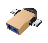 Wdbild Aluminum Adapters USB 3 Adapters Type C & Small USB Converter Upgrades For Fast Data Transfer Supports Charging