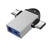 Wdbild Aluminum Adapters USB 3 Adapters Type C & Small USB Converter Upgrades For Fast Data Transfer Supports Charging