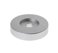 Wdbild Aluminum Alloy Record Turntable Adapter 45 RPM Aluminum Silver For 7" For SL1200 Accessory Cassette Tape Drive Belt Assorted Belt Recorder Adapter Display Shelf Stand Holder Desk Record