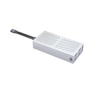 Wdbild Aluminum Housing USB 40 Gbps External Enclosure For PCIe 2280 M Key External Hard Drives USB NVMe SSD Enclosure