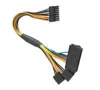 Wdbild ATX24Pin+Dual 4Pin To 16Pin Converters Cable Compatible For Computers Motherboards Power Supply Wire Power Supply Extension