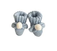 Wdbild Baby Booties Newborn First Walkers Soft Baby Shoes Warm Knitted Crib Shoes For Toddler Crochet Infant Sock 0-6 Months Newborn Photo Prop Socks