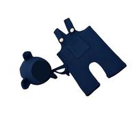 Wdbild Baby Photography Props Newborns Photo Clothes Photography Costume Hat And Overalls Outfit For Toddler 0-1 Month Newborn Outfit
