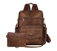 Wdbild Backpacks Purse Women Waterproofs Anti-Thefts Leather Backpacks Convertible Travel Purse Shoulder Bag Handbag Convertible Design