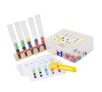 Wdbild Bead Sorting Clamping Game Sensory Concentration Exercise Toy For Toddler Fine Motor Skill Training Toy For Children Bead Clamping Fine Motor Skill