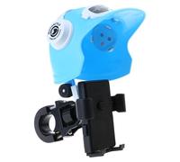 Wdbild Bike Phone Holder Motorcycle Phone Mount Helmet Shape Sunshade Handlebar Mount Phone Stand With Sun Visors