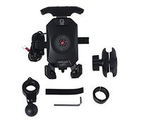 Wdbild Black Motorcycle Phone Mount Quick Holder 360 Rotation For Smart Phone Tablet