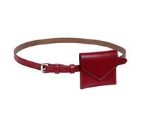 Wdbild Bum Bag, Korean Styles Fashionable Small Waist Bag for Women PU Leather Belt Bags with Stylish Design and Multiple Compartments