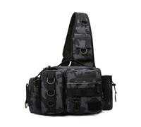 Wdbild Camping Bags Large Capacity Fishing Tackle Bag Hiking Crossbody Waist Bag Outdoor Travel Shoulder Bag
