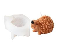 Wdbild Candle Moulds for Candle Making, Fashionable Hedgehog Shaped Candlestick Sturdy Silicone Mold for Resin and Art Craft Supplies Home Decoration Mould