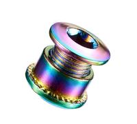 Wdbild Chainring Bolts Plate Dentals Plate Screws Steel Cranks Bolts Bicycles Part For Commuting And Leisures Cycling Rusts Resistant Chainring