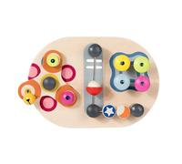 Wdbild Children Wood Sensory Boards For Preschool Children Learning Hand Game Wood Busy Boards Toy Set For Kids