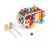 Wdbild Children's Simulated Music Hamster Game Educational Toy With Adventure Set Portable Educational Pound Maze Game