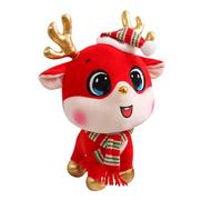 Wdbild Christmas Ornaments Reindeer Plush Toy Stuffed Animals Plush Toy Puppets Lovely Soft Plushie Kids Toddler Stuffed Animal Doll