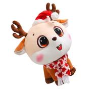 Wdbild Christmas Ornaments Reindeer Plush Toy Stuffed Animals Plush Toy Puppets Lovely Soft Plushie Kids Toddler Stuffed Animal Doll