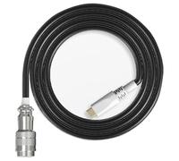 Wdbild Coiled Keyboard Cable Double Sleeved USB C Connector For Customs Mechanical Gaming Heavy Duty Cable