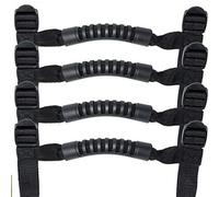 Wdbild Comfortable Car Handle Straps Frame Modified Grip Roof Door Pull Rope Compatible for JK JKU TJ 2011-2016 4X Panels Armrest Cove