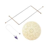 Wdbild Coppers Dowsing Rods Set With Divining Rods+Pendulums+Divination Mat For Energy Locating And Ghostly Storage Bag