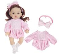 Wdbild Cuddly Playtimes Infant Dolls With Soft Materials Beanbag Body Lifelikes Eyes Portable Accessory For Toddler