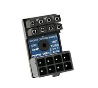 Wdbild Desktop CPU 8Pin Power Adapter Main Board 8pin To 8Pin 180Degree Power Steering Connector Adapter Desktops Graphics