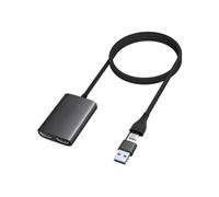 Wdbild Double Monitor HDTV-compatible Extender USB Type C To 2 HDTV-compatible Interfaced Supporting 4K1080P Resolution
