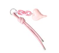 Wdbild Drawstring Bags, Braided Rope Keychain Love Heart Bag Pendant Charm Fashion Backpack Accessories for Handbag,Purse Decorations Gifts
