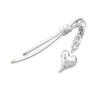 Wdbild Drawstring Bags, Braided Rope Keychain Love Heart Bag Pendant Charm Fashion Backpack Accessories for Handbag,Purse Decorations Gifts