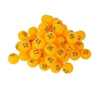 Wdbild Durability Balls Number Beer Pingpong Raffle Brightly Colored Balls For Party Game And Educational Purposes Family Entertainment