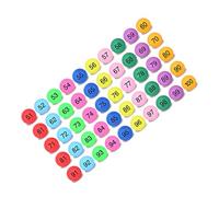 Wdbild Durability Balls Number Beer Pingpong Raffle Brightly Colored Balls For Party Game And Educational Purposes Family Entertainment