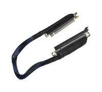 Wdbild Durability Braide PCIe5.0 X16 Graphics Extender Cable 180Degree Left Angles Layout Optimized For GPU Signals Integrity