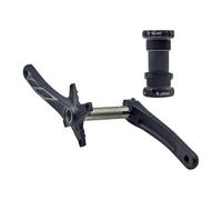 Wdbild Durability Hollows Spindle Crankset Heavy Type Alloys Bicycles Multiple Sizes Kids Cycling Part Durability Bottom Brackets