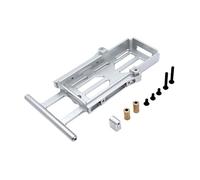 Wdbild Easy Install Aluminum Battery Holder Rear Bumper Mount For 1/12 Remote Control Car Modification Accessory Vehicle Part Remote Control Car Battery Bracket