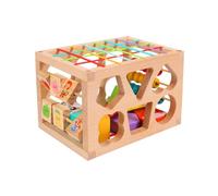 Wdbild Educational Plugging Toy For Children Shape Block Sorting Game Stacking Block Learning Toy Color-Cognition Toy For Kids