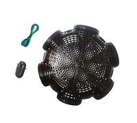 Wdbild Eel Cage Fishing Baits Shrimp Crawfishes Catcher Lobsters Meshes With Baits Ball Pull Rope Quick Setups Enduring Eel Cage