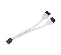 Wdbild Efficient USB2.0 9Pin To Twin 9Pin Shielded Cable For Stable And Secure Data Transfer Great For Computer Mainboard USB Cable