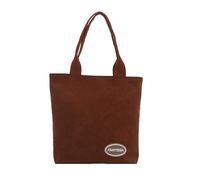 Wdbild Elegant Corduroy Handheld Bag Everyday Shopping Bag For Office Workers And Students Easy To Clean And Maintain Student Lunch
