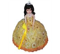 Wdbild Elegant Victorian Porcelain Doll With Princess Dress Crown Home Display Centerpiece Decoration 45cm Reborns Doll For Kid