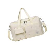 Wdbild Embroidered Pattern Diaper Bag Crossbody Bag Splashproof Large Capacity Mom Travel Storage Women Shoulder Stylish Embroidery Design