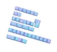 Wdbild Ergonomic 136 Key Keycap Set Translucent Side Engraved Backlighting Keycaps For Office And Gaming Use PBT Keycaps