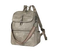 Wdbild Fashion Backpack Students School Bag PU Leather Backpack Travel Rucksack Large Capacity Daypacks Travel Bag Pu Leather School Retro Casual Daypacks