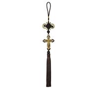 Wdbild Fashion Cross Religious Hanging Ornaments Hanging Closet Pendant Door Handle Home Wall Decoration Swing Metal Cross Religious Chair Outdoor Kids Indoor