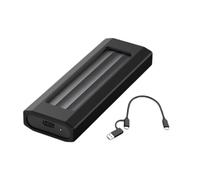 Wdbild Fast Speed 10Gbps NVMe SATAs Enclosure USB 3.1 Aluminum Alloy Portable External Storage Adapter NVMe SATAs SSD Enclosure