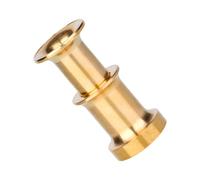 Wdbild Fly Tying Hair Stacker Brass Hair Stacker Fly Tying Tool Making Fishing Tackle Tool Detachable Accessory Fishing Accessories